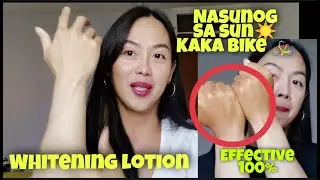 WHITENING LOTION REVIEW.  100% EFFECTIVE AND REAL