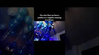 Have you ever dreamt about the color blue?