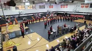 Daniel Boone High School Marching Band at the 2025 Chilhowie Apple Festival