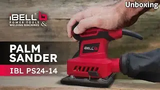 IBELL Electric Palm Sander PS24-14,240W,Copper Armature,14000 RPM,Sand Paper and Dust collector