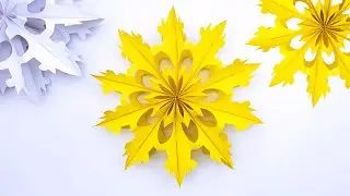 Bringing 3D Paper Snowflakes to Life for Christmas | Creating Stunning 3D Snowflakes Decorations