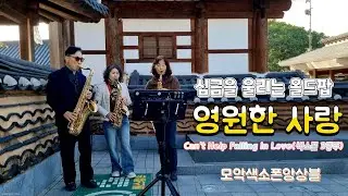  ​영원한 사랑(엘비스 프레슬리) 색소폰 3중주 - Can't Help Falling In Love (박천수, 정경숙, 강혜정)/ 모악색소폰앙상블 