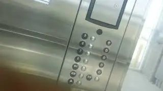Glass ThyssenKrupp Syenrgy Elevator #2 At UNC, Craige Deck, Chapel Hill NC 2024 Take
