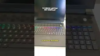 How-To DAMAGE Your Laptop LCD In SECONDS #shorts #laptoprepair #pc