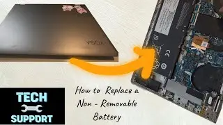 How to Replace Lenovo Yoga 530 Battery (Guide for Non-Removable Battery) #BatteryReplacement