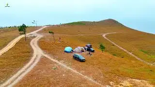 The most beautiful grass hill in Hai Phong, Vietnam