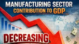 Contribution of Manufacturing Sector in GDPManufacturing ka GDP Me Contribution 