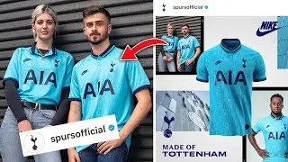 SPURS OFFICIAL 3RD KIT LAUNCH *I MODELLED IT*