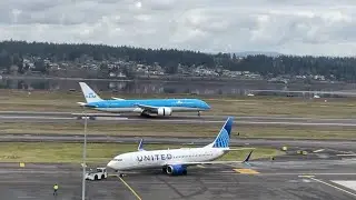 PDX Planespotting February 9th, 2025 *FEATURING KLM 787*