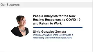 People Analytics for the New Reality - Silvia Gonzalez-Zomara, Director @ KMPG