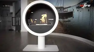 Free-standing Bio-fireplace InCyrcle by InFire