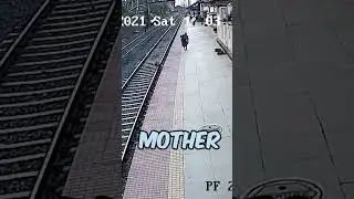 Railman Saves Child From Oncoming Train! #rescue