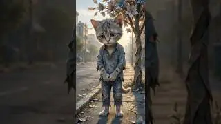 A Poor Cat Named Jugnu | Heart Touching Emotional Story #shorts #emotional #sadstory #cat #animal