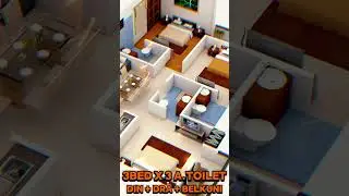 30X45 House Design Plan with 3 Bedrooms,2A.Toilet and 3Belkuni।Bongo  Architect।Duplex In Bangladesh