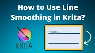 Как использовать сглаживание линий в Krita