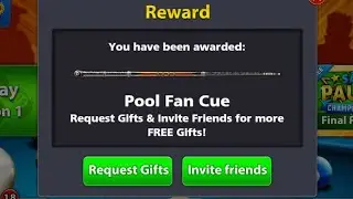 Free Pool Fan Cue In 8 Ball Pool