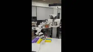 Robot play with socket plug beyond line of sight teleoperation