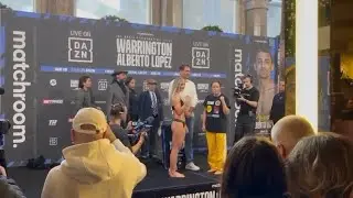 Rhiannon Dixon vs Kristine Shergold Weigh-in - 9th December, Leeds on Matchroom 👊