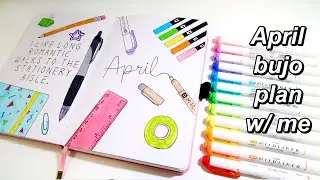 Bujo Plan With Me | April 2021 Bullet Journal Setup