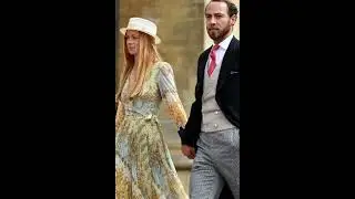 James Middleton and wife Alizee Thevenet pictured with newborn baby for the first time
