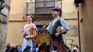 XXXIX Trobada Gegants Ciutat Vella, Seguici Santa Eulàlia entrada pl.Sant Jaume (Festes St. Eulàlia)