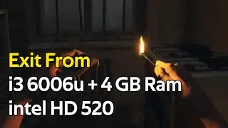 Exit From i3 6006u 4Gb Ram intel Hd 520 Gaming Test