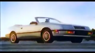 1987 Chrysler LeBaron convertible commercial