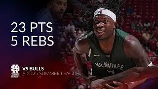 Chris Livingston 23 pts 5 rebs vs Bulls 2025 Summer League