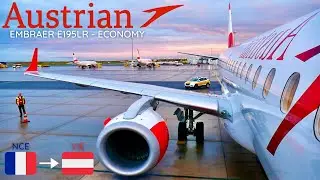 TRIP REPORT | Austrian E195LR | Nice (NCE) to Vienna (VIE) | Economy