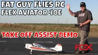FLEX AVIATOR 40E TAKE OFF ASSIST DEMO by FGFRC #aviation #rcaircraft