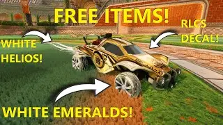 HOW TO GET *FREE* WHITE EMERALDS, HELIOS BOOST, & MORE! ***NOT CLICKBAIT*** | Rocket League