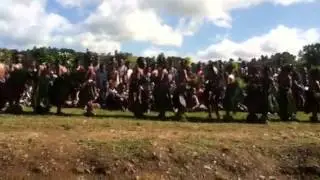 Fijian warrior dance