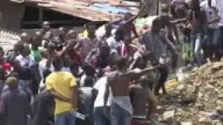 More rescued at scene of Lagos building collapse