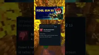 Pixel Gun 3d Steam Reviews Part 3  #foryou #foryou #shorts #youtube #youtubeshorts #viralvideo