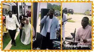 Akesse BREMPONG&rsquo;s Music Director Johnny Haick on the dance floor, Wife Laughs at Their Wedding