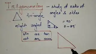 Introduction to TRIGONOMETRY