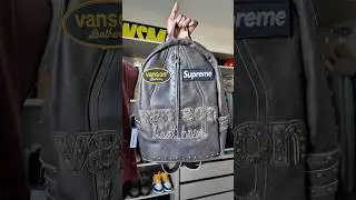 Closer Look: Supreme&reg; Vanson Leathers&reg; b.b. Simon book bag