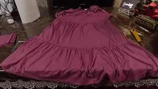 How To Shorten A Dress With A Ruffle