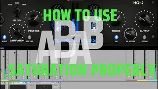 Using Group Saturation Properly To Make Drums Punch, Pump and Pop. Black Box HG2 #brainworks