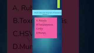 NEET PG MCQ of Congenital Rubella Infection OSCE, Spot Diagnosis  - Shorts