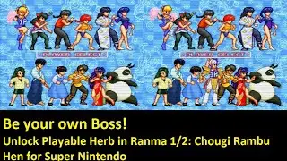 Ranma 1/2: Chougi Rambu Hen - Play as the Final Boss