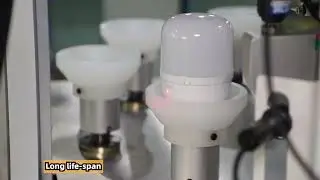 Semi automatic led bulb assembly machine+30W laser marking machine+led bulb aging machine