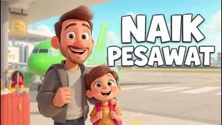 ✈️ Lagu Anak: Ikut Ayah Naik Pesawat, Petualangan di Langit Biru | Lagu Anak Indonesia