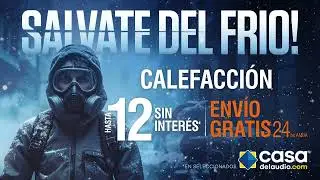 Salvate del fr&iacute;o con Casa Del Audio 🤿🌨️
