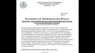 Crypto Regulation Battle Heats Up as House Passes Key Bills, Biden Threatens Veto