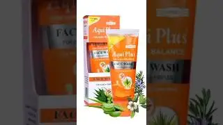 Aqui Plus Face Wash #homeopathy #facewash #acnetreatment #acneproneskin #shorts shor