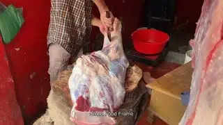 Fresh Beef Legs Cutting - Amazing Beef Cutting Skills By Young Butcher |