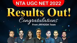 NTA UGCNET 2022 | Results Out! | Big News | Congratulations 🎉 From JRFADDA Team