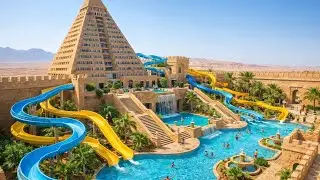 360 Days to Build 6 Amazing Multi-Tier Water Slides Using Only Basic Tools