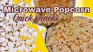 Microwave Popcorn Made in a Paper Bag | quick snacks | Popcorn